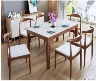 T08高级长方桌，胡桃色  1.35米带炉一桌四椅650元，现货11套。 - 嘉兴28生活网 jx.28life.com