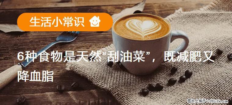 【生活小常识】6种食物是天然“刮油菜”，既减肥又降血脂 - 嘉兴生活资讯 - 嘉兴28生活网 jx.28life.com